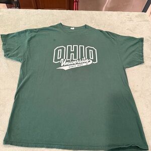 Ohio University Since 1804 Green Graphic T-Shirt Women’s XL College Tee